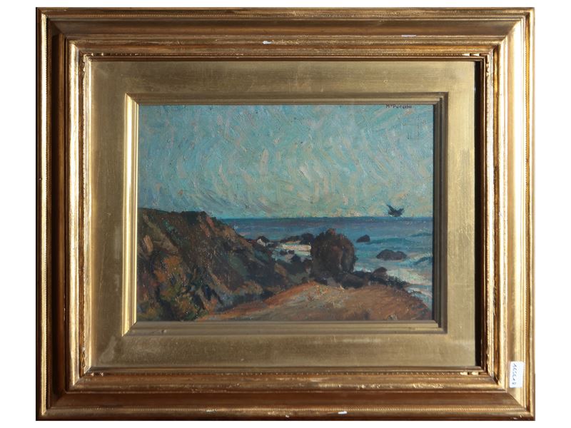 Mario Puccini - Scogliera sul Mare