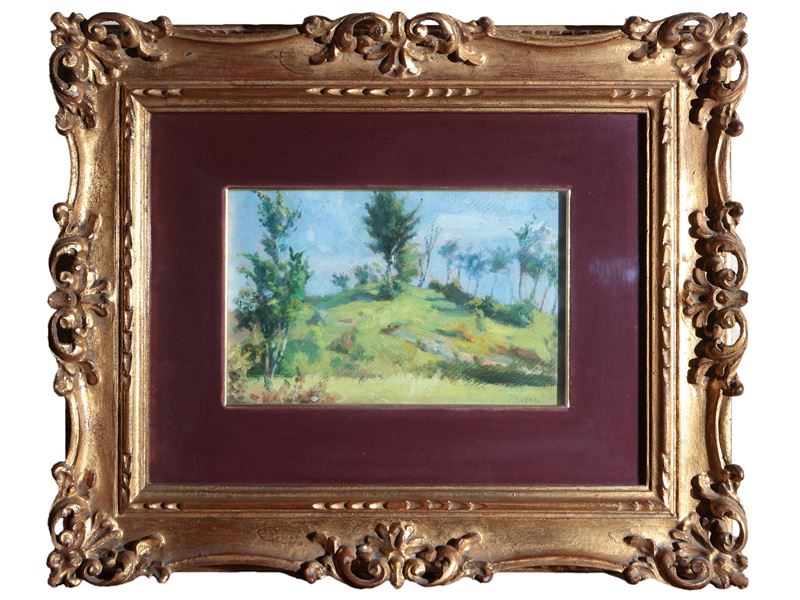 Giovanni Pecchioli - Paesaggio con Alberi