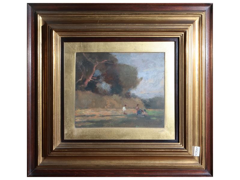 Ludovico Tommasi - Paesaggio con Figure