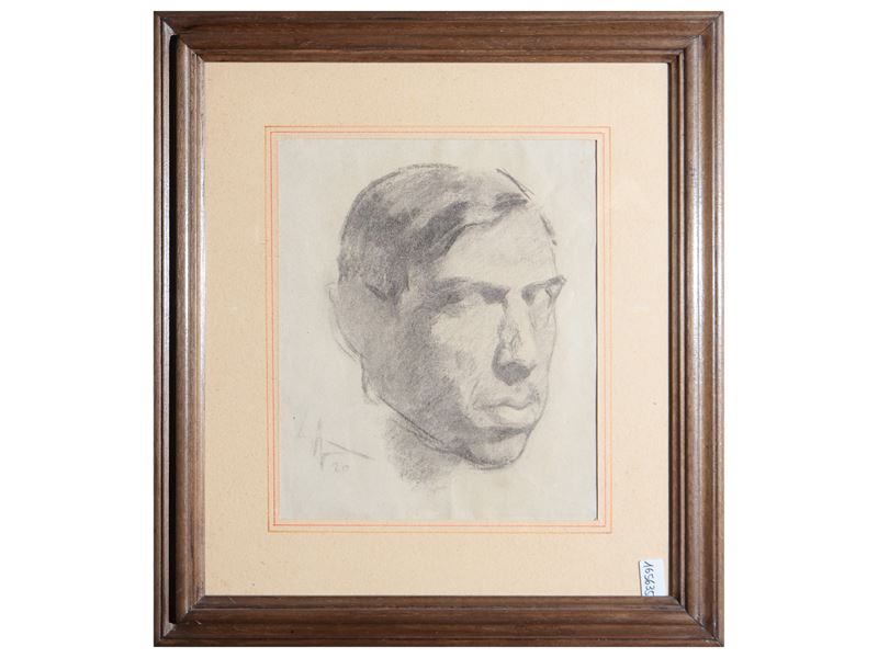 Enrico Sacchetti - Ritratto Virile 1920