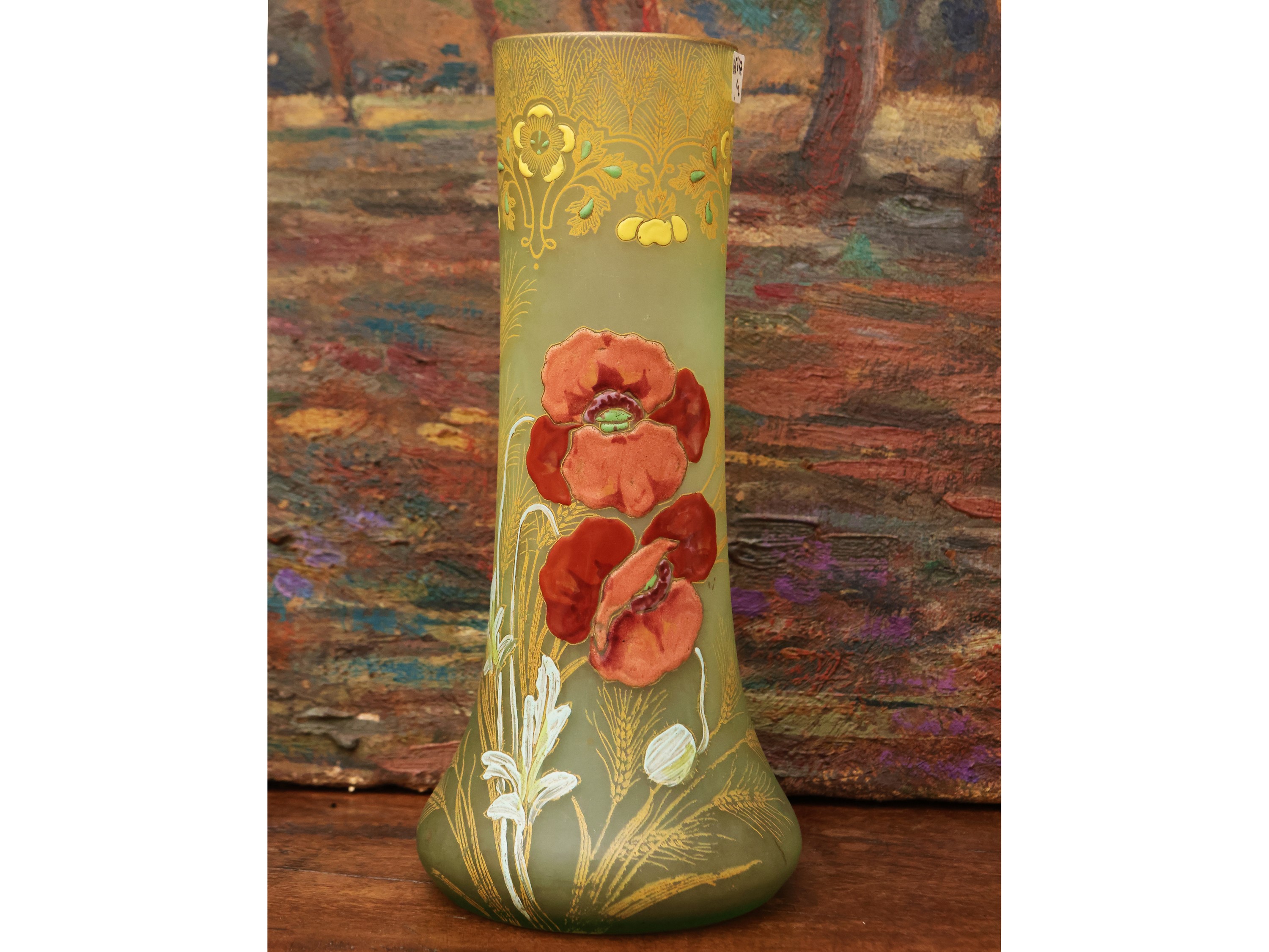 Vaso in Vetro Verde
