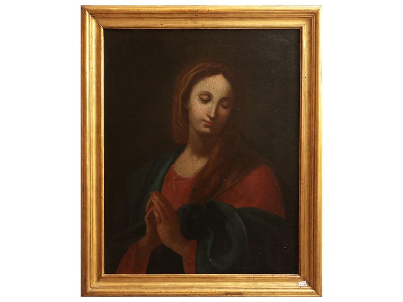 Scuola Romana del XVII/XVIII Secolo - Vergine in Preghiera, Cerchia di Carlo Maratta