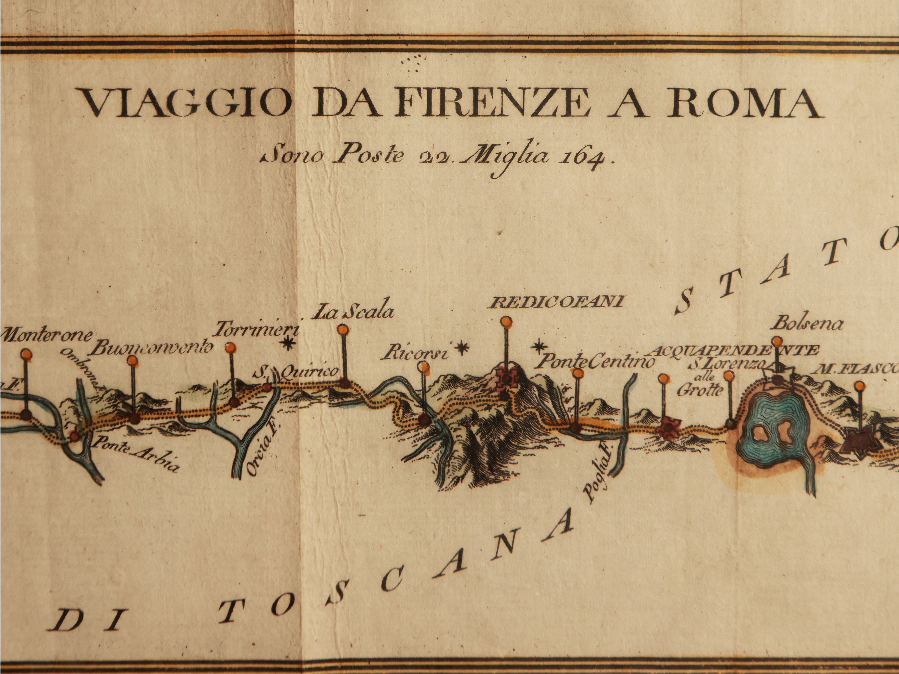 Viaggio da Firenze a Roma, 1771