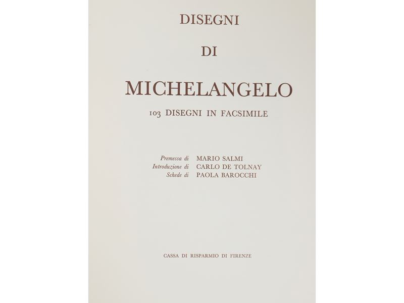 Disegni di Michelangelo 103 Disegni in Facsimile