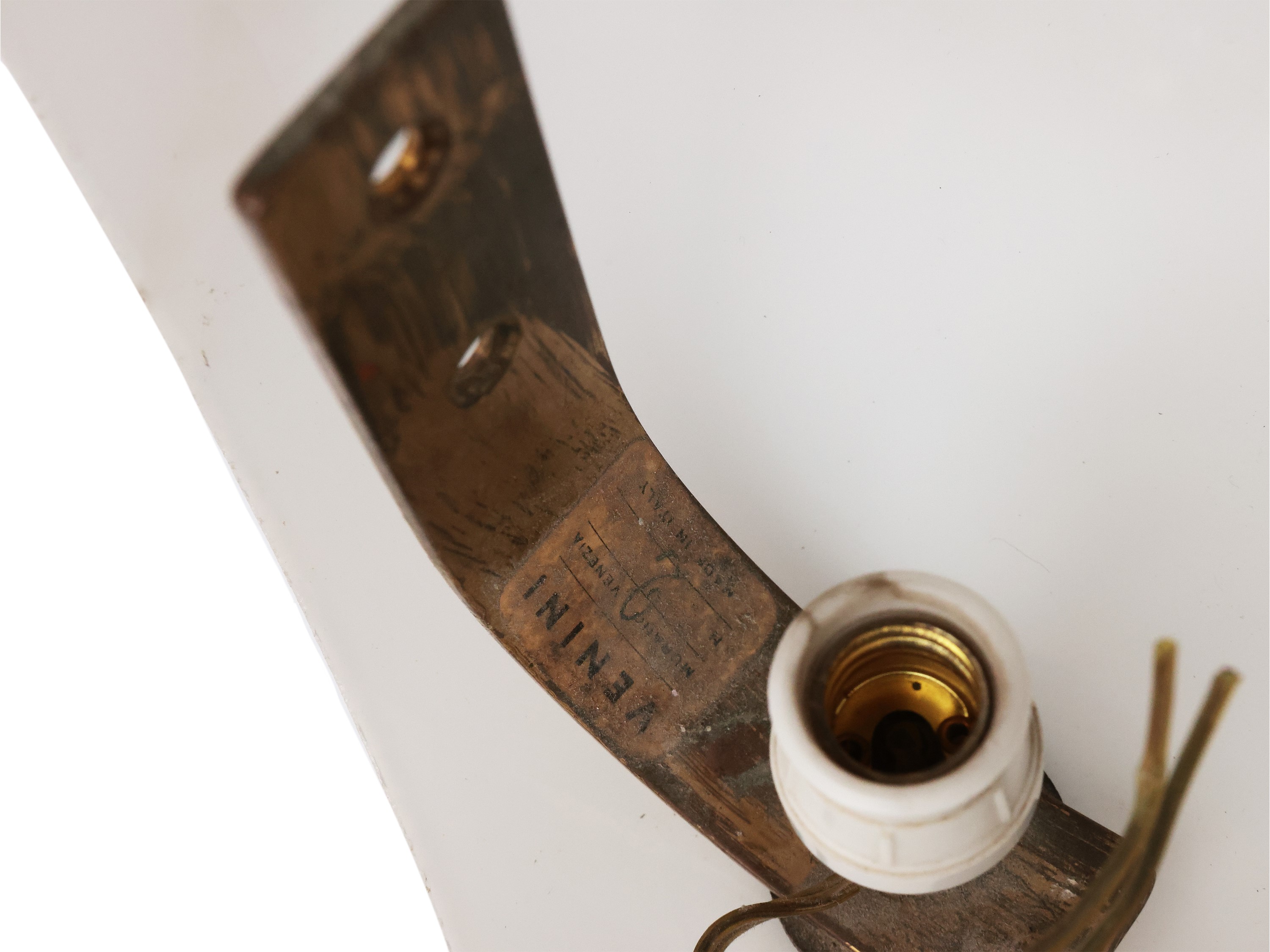 Complementi per l'illuminazione in vetro di Murano