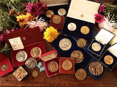 Miscellanea di Medaglie in Argento e Bronzo
