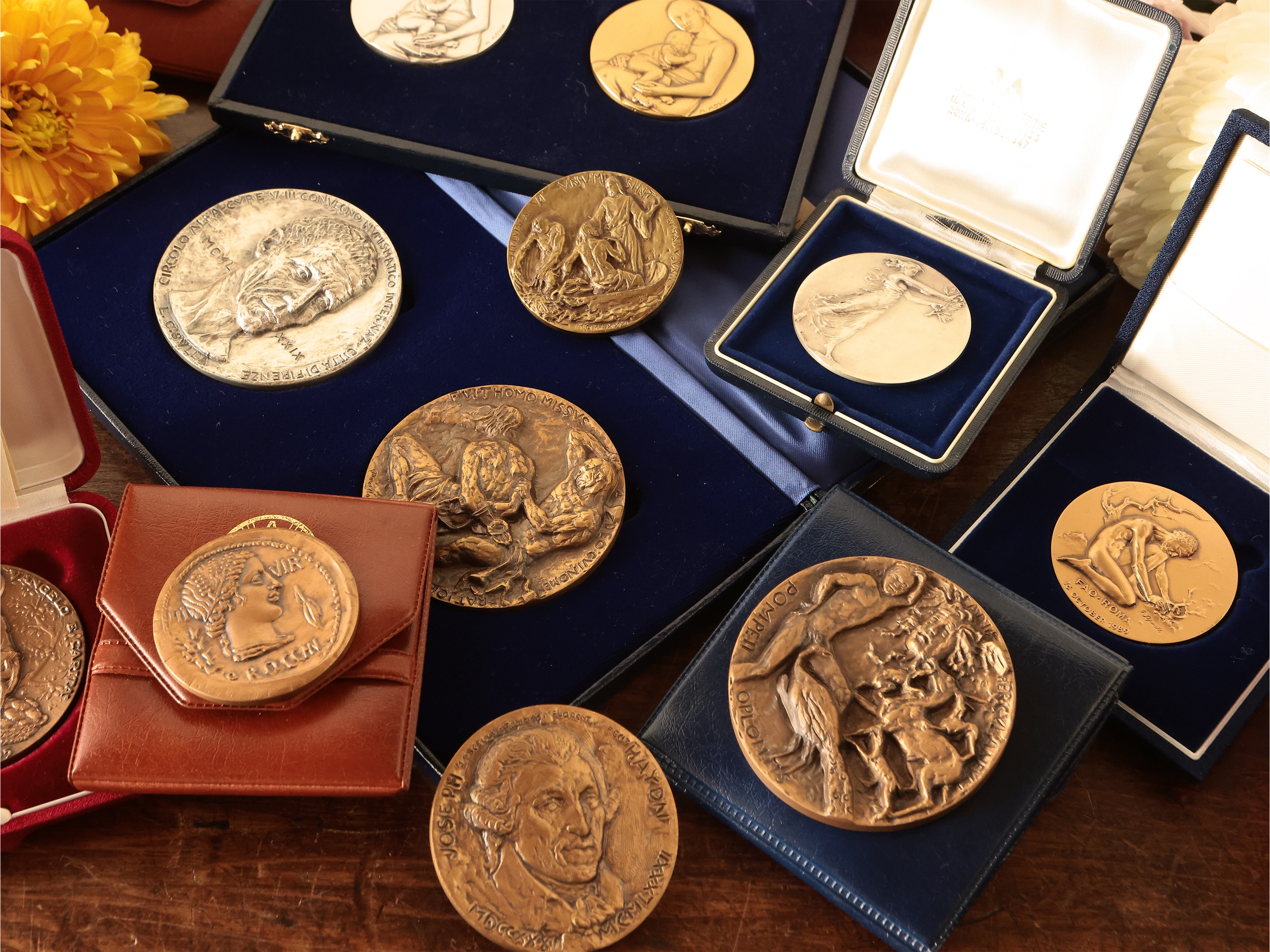 Miscellanea di Medaglie in Argento e Bronzo