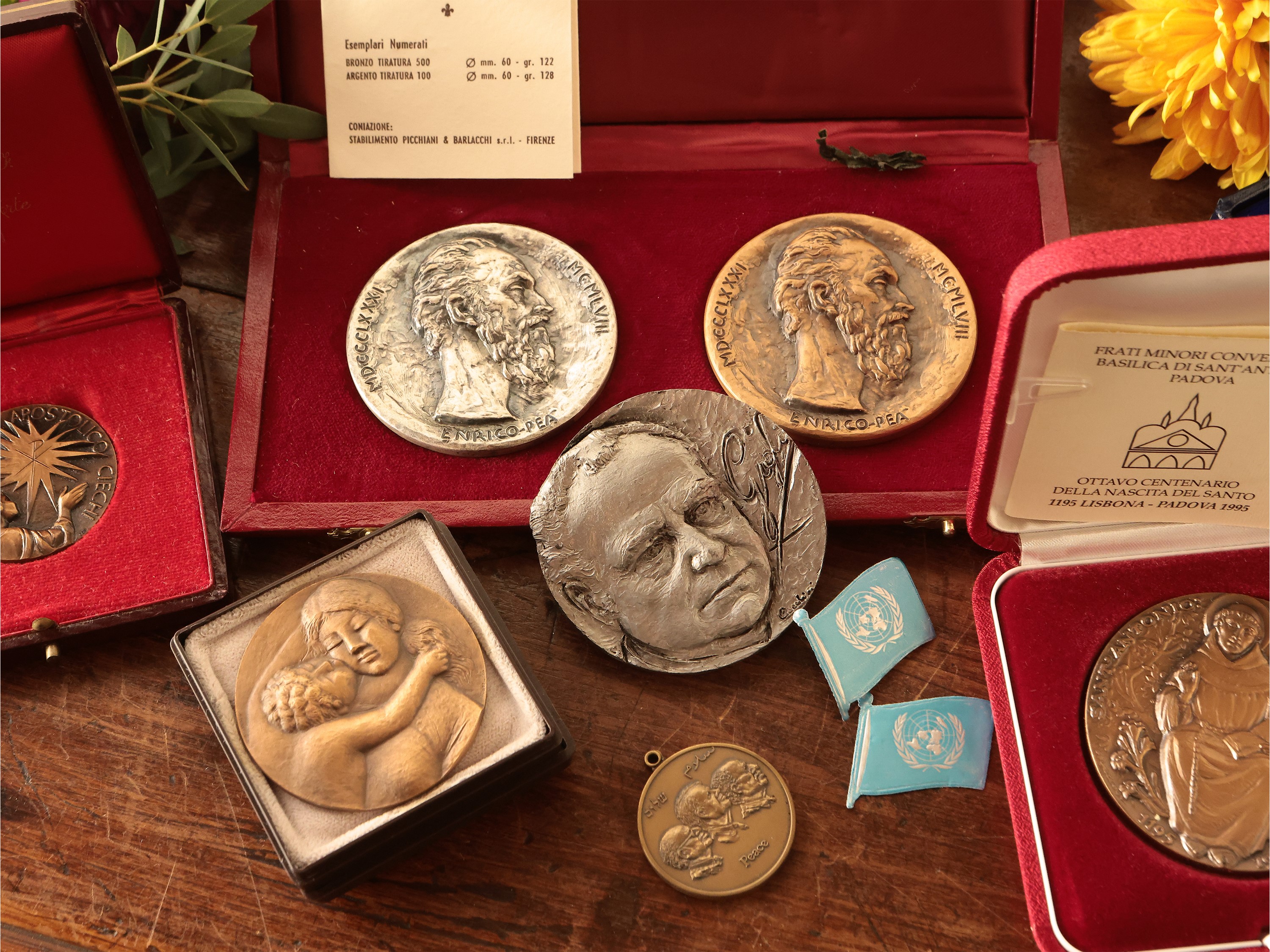 Miscellanea di Medaglie in Argento e Bronzo