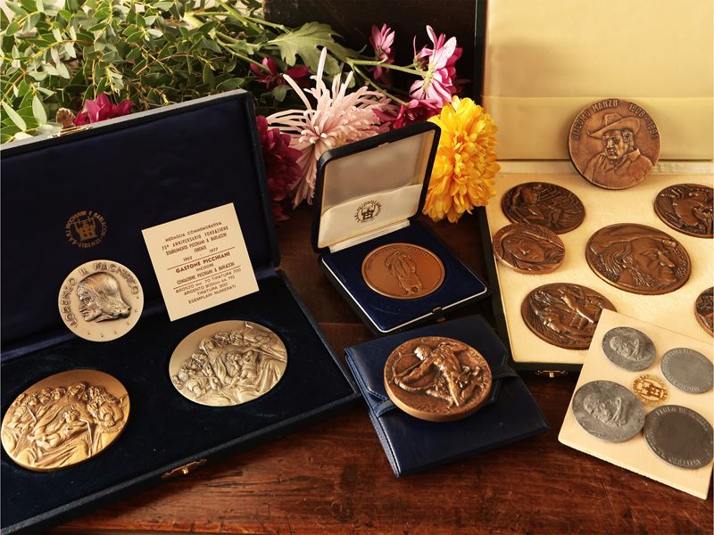 Miscellanea di Medaglie in Argento e Bronzo