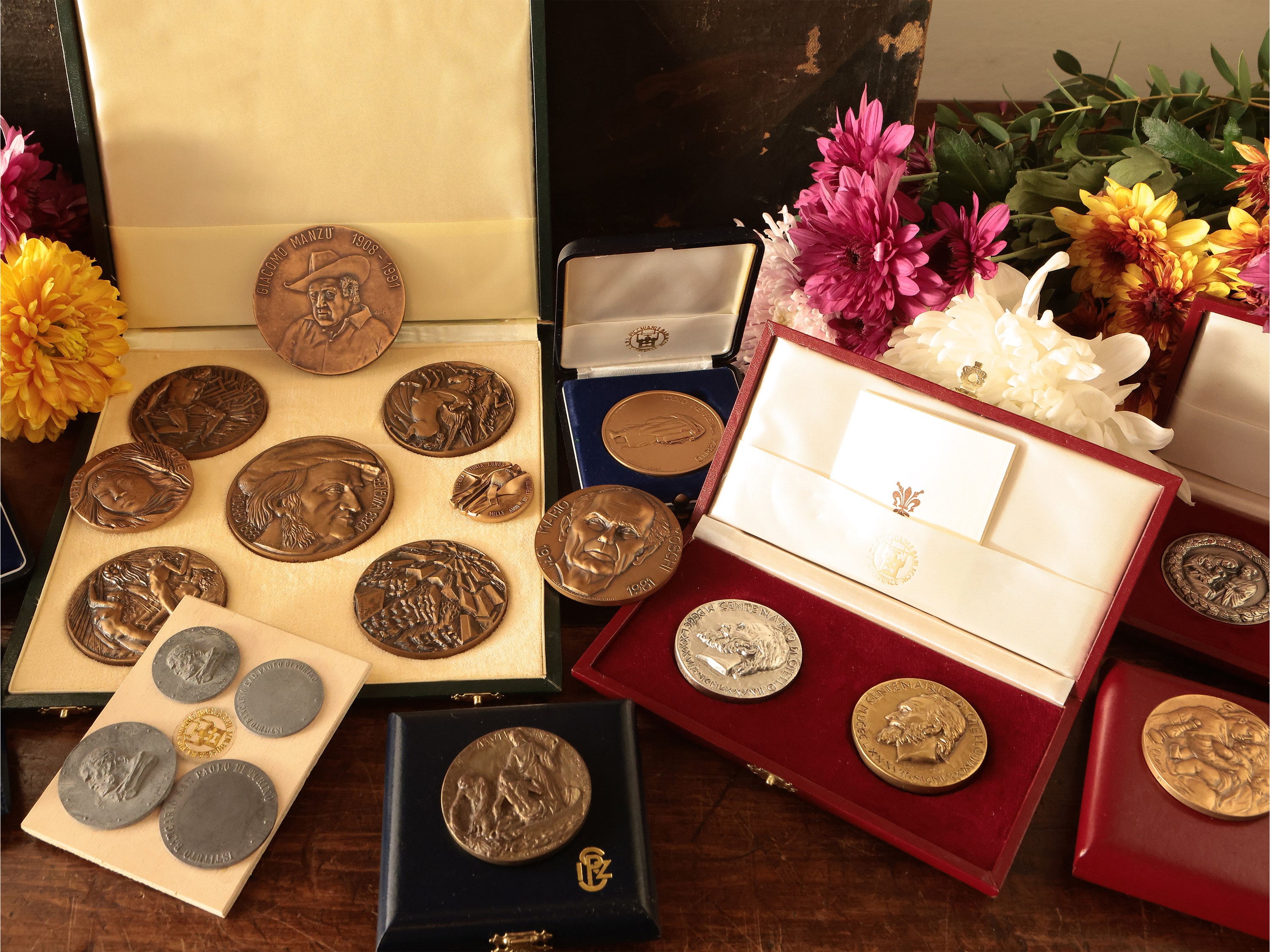 Miscellanea di Medaglie in Argento e Bronzo