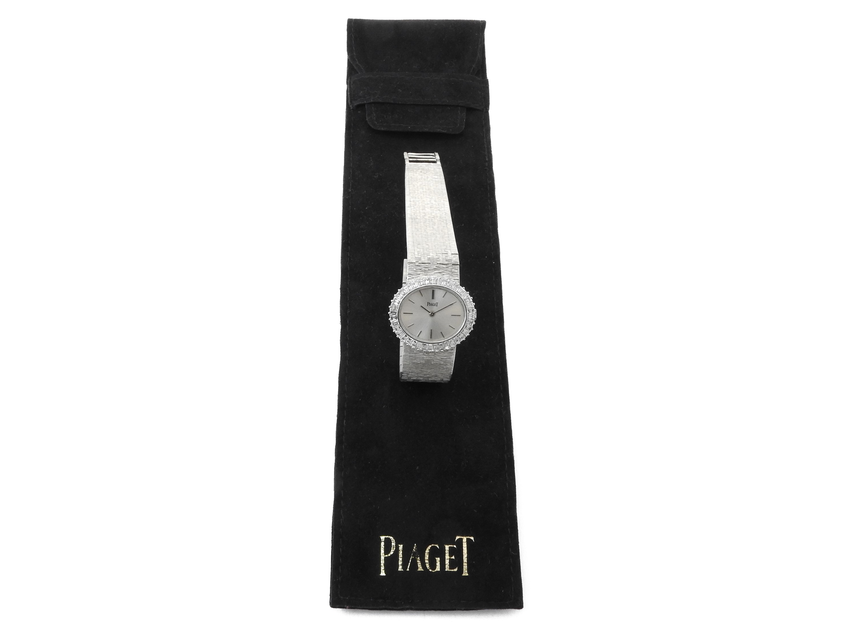 Piaget, orologio da polso per donna in oro bianco con diamanti