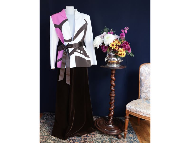 Gattinoni, Giacca con motivo geometrico