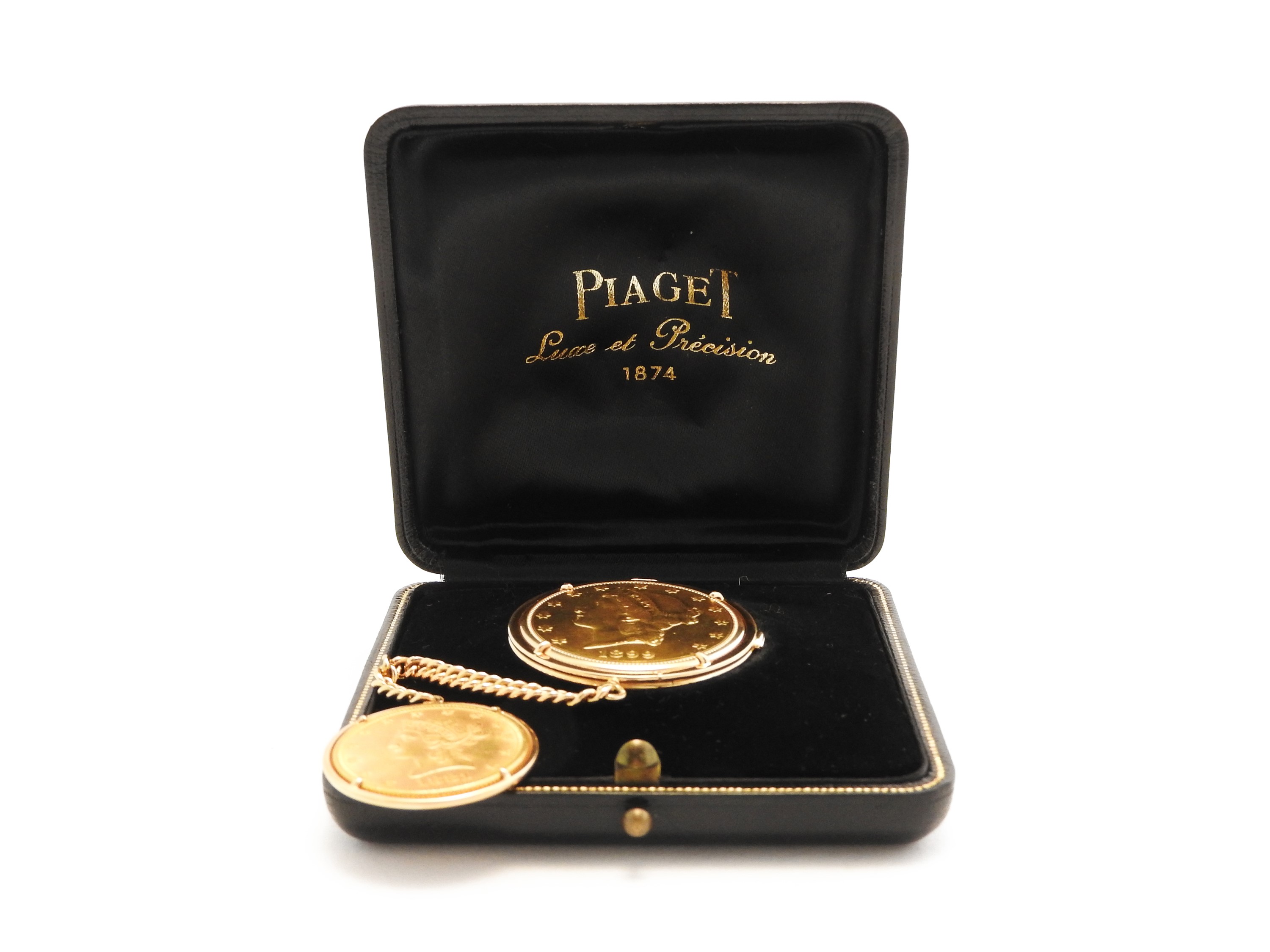 Piaget Coin, orologio da tasca in oro giallo