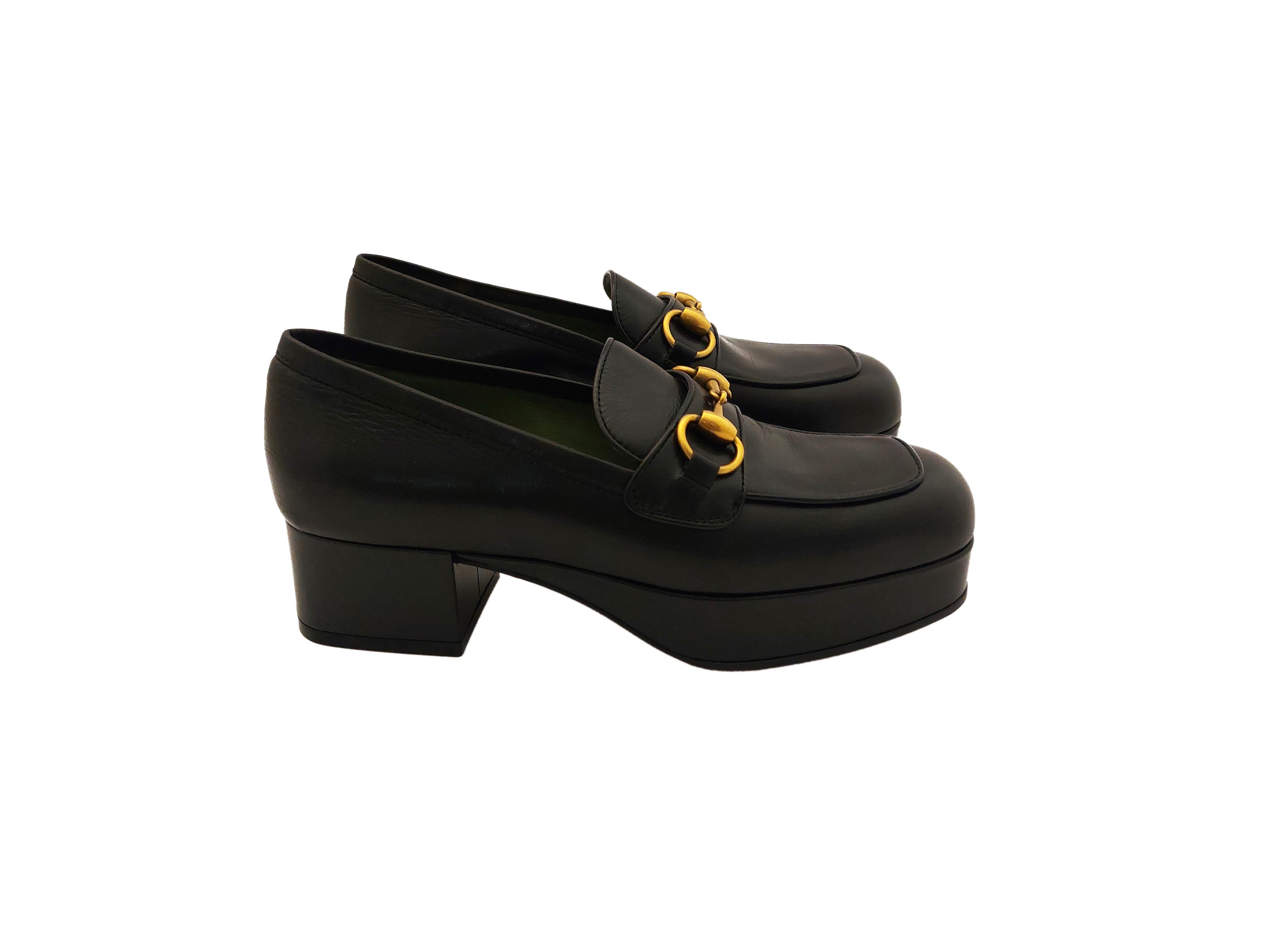 Gucci, Mocassini in Pelle Nera