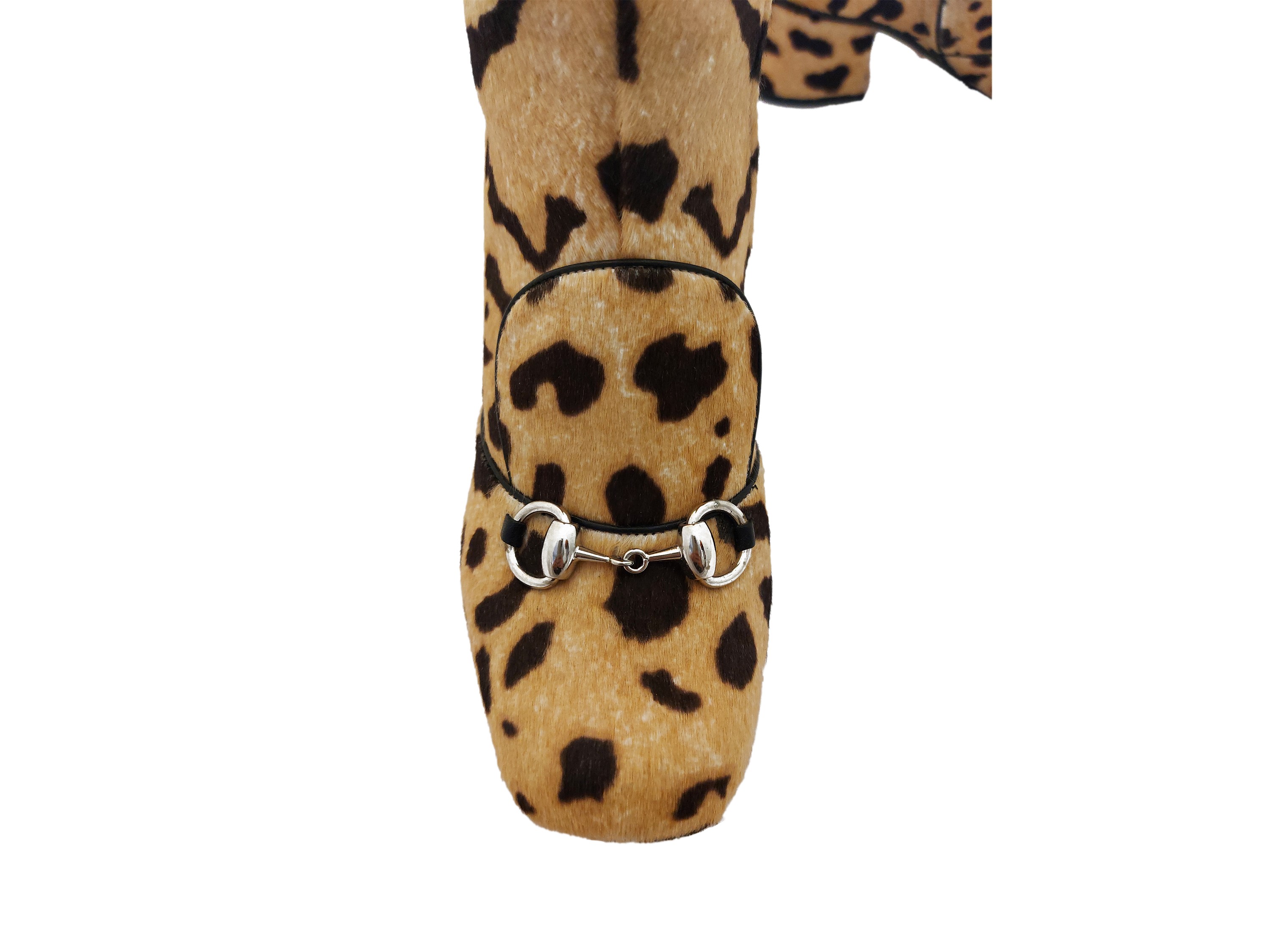 Gucci, Stivali animalier in cavallino