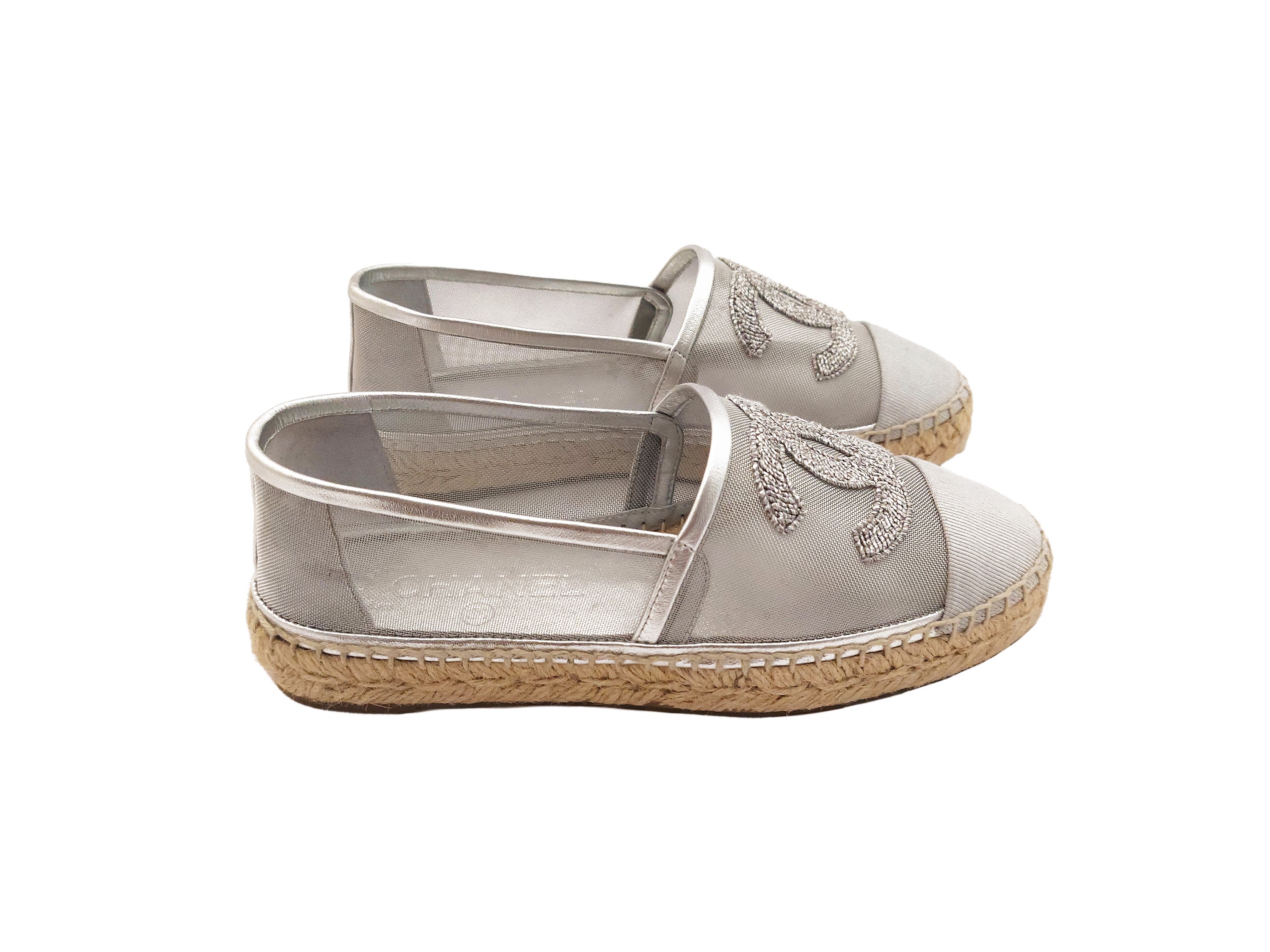 Chanel, Espadrilles Color Argento