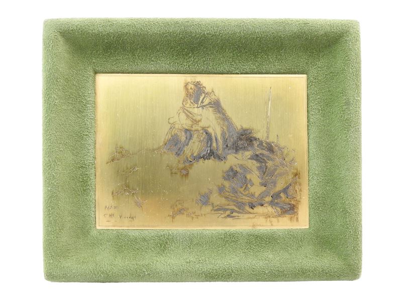 Placchetta in oro giallo