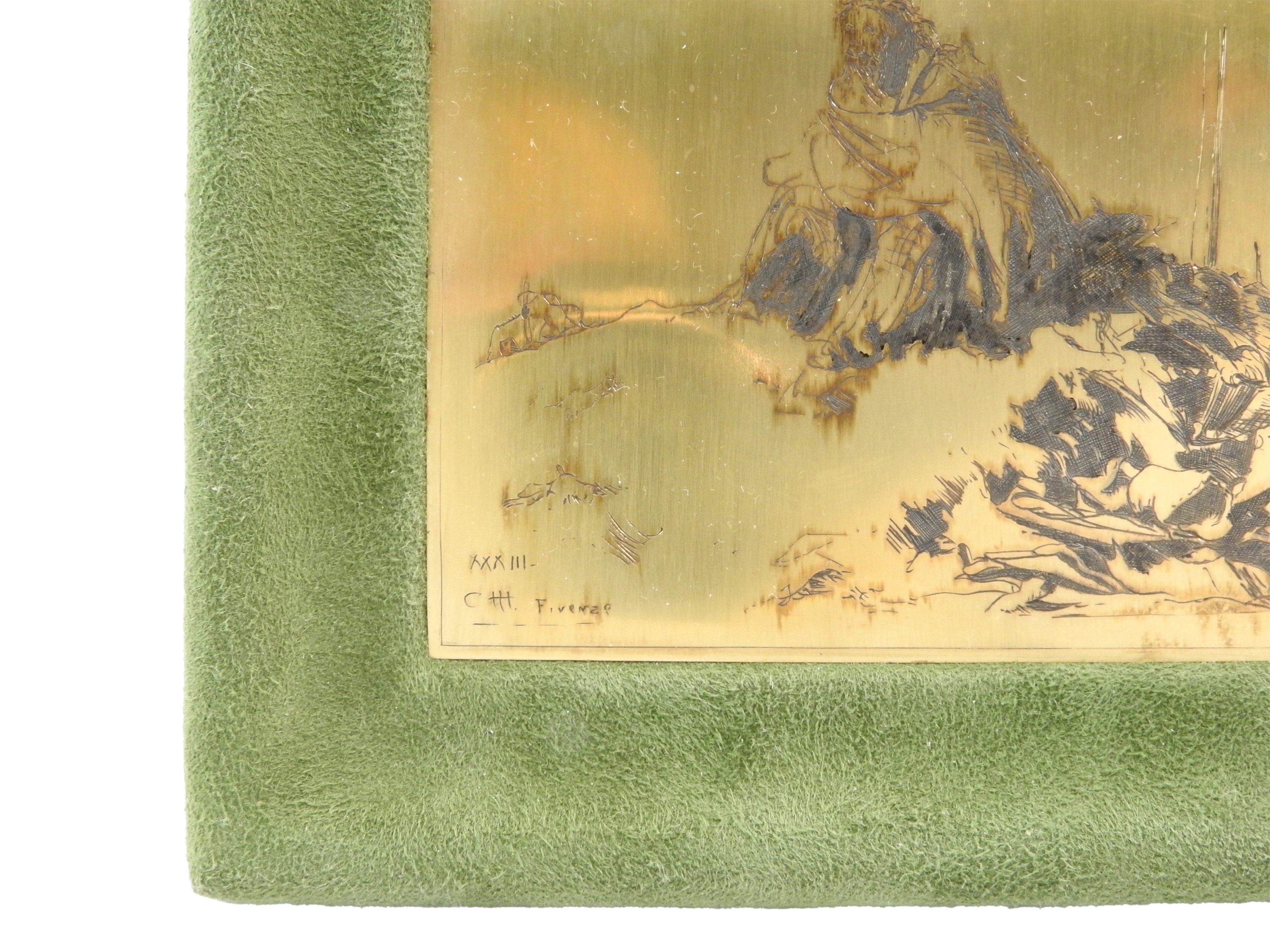 Placchetta in oro giallo