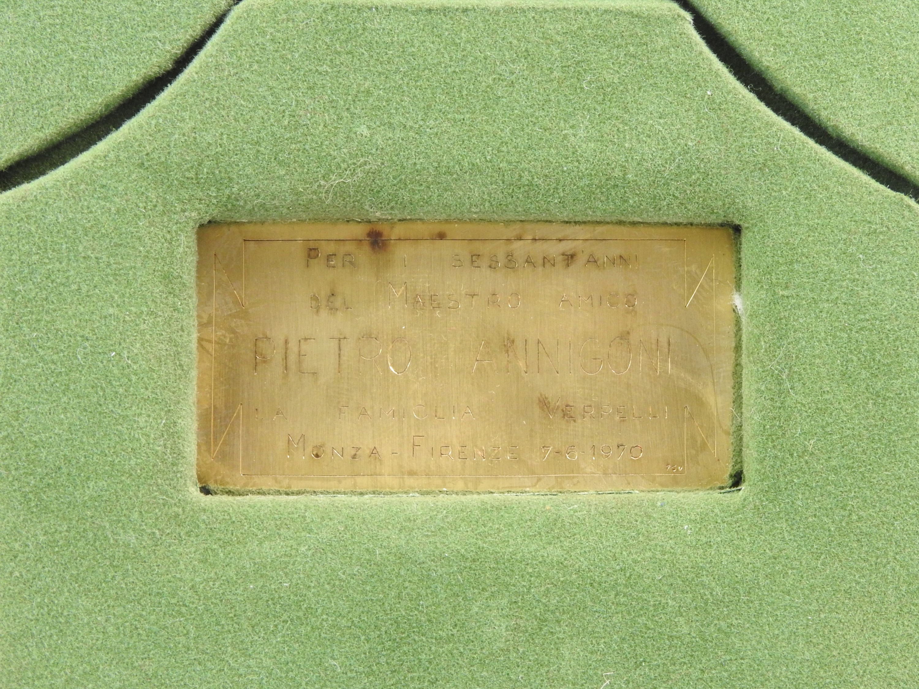 Placchetta in oro giallo