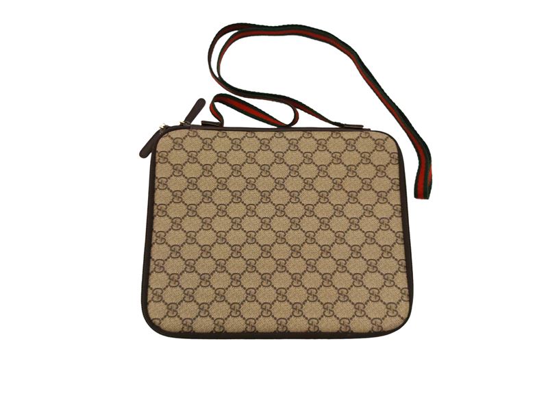 Gucci, Custodia per Tablet in Tessuto Canvas Monogram Gg
