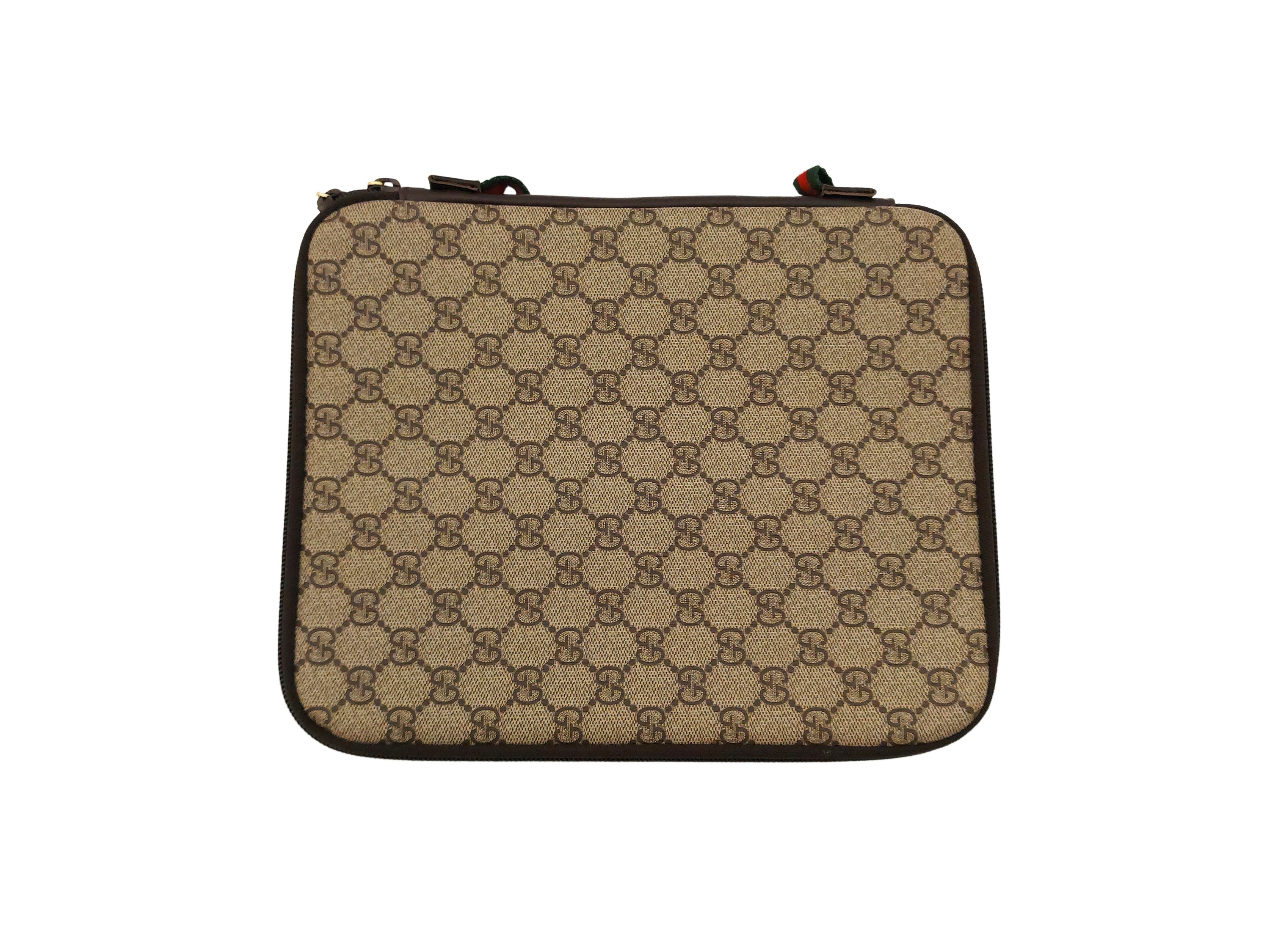 Gucci, Custodia per tablet in tessuto canvas monogram GG