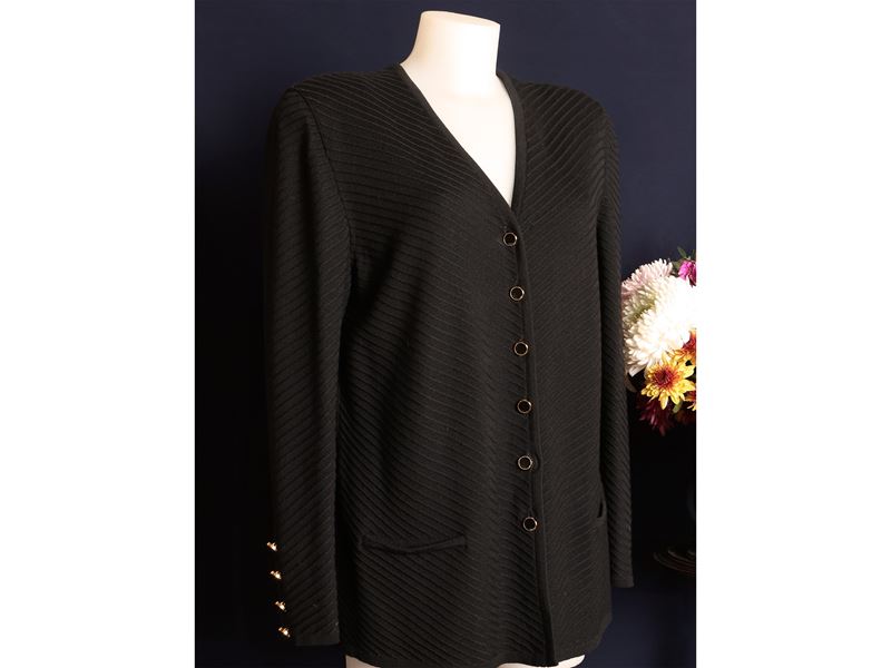 Escada, Cardigan in lana nera