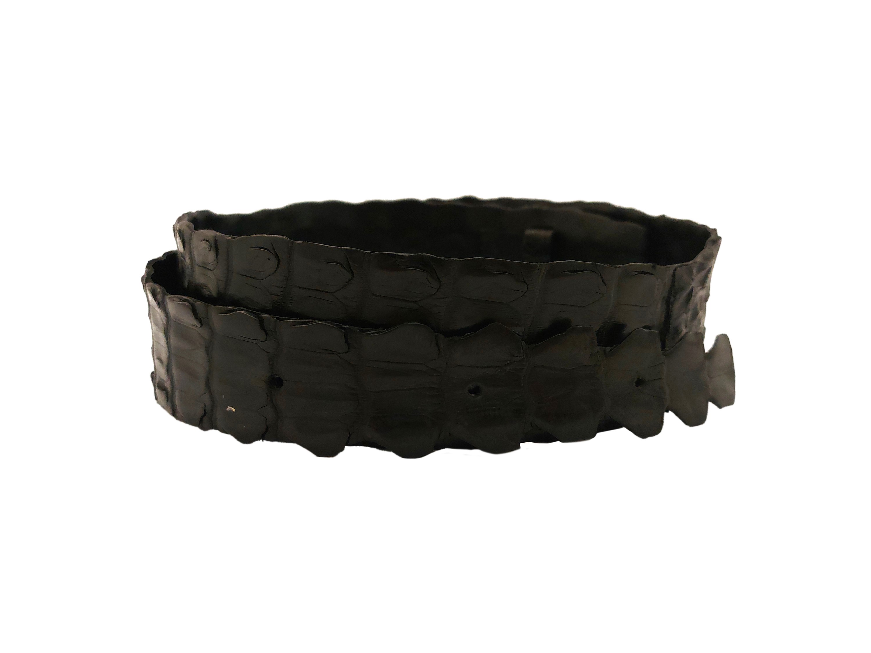 Gucci, Cintura stampa cocco nera