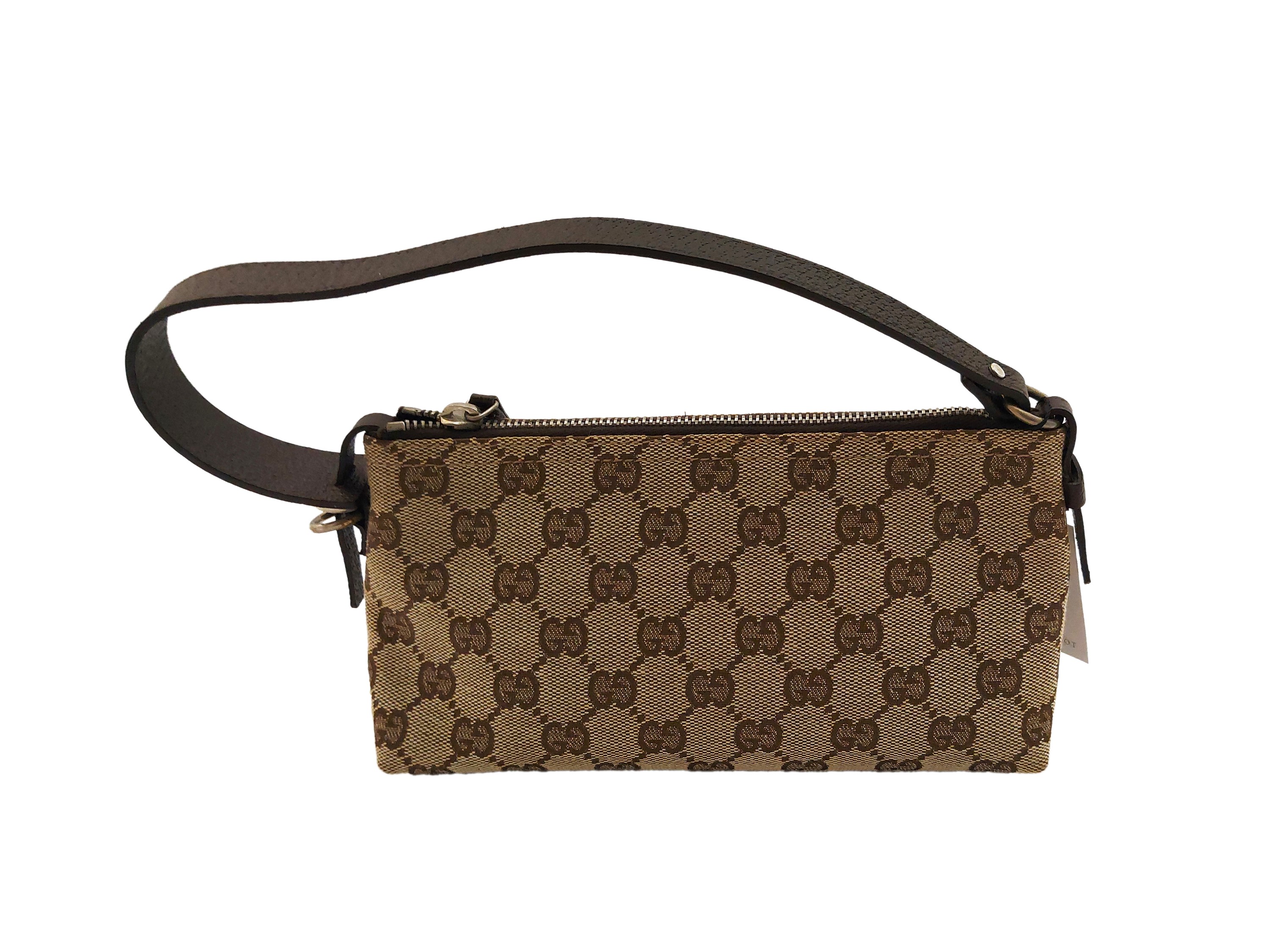 Gucci, Borsetta in tessuto canvas monogram GG
