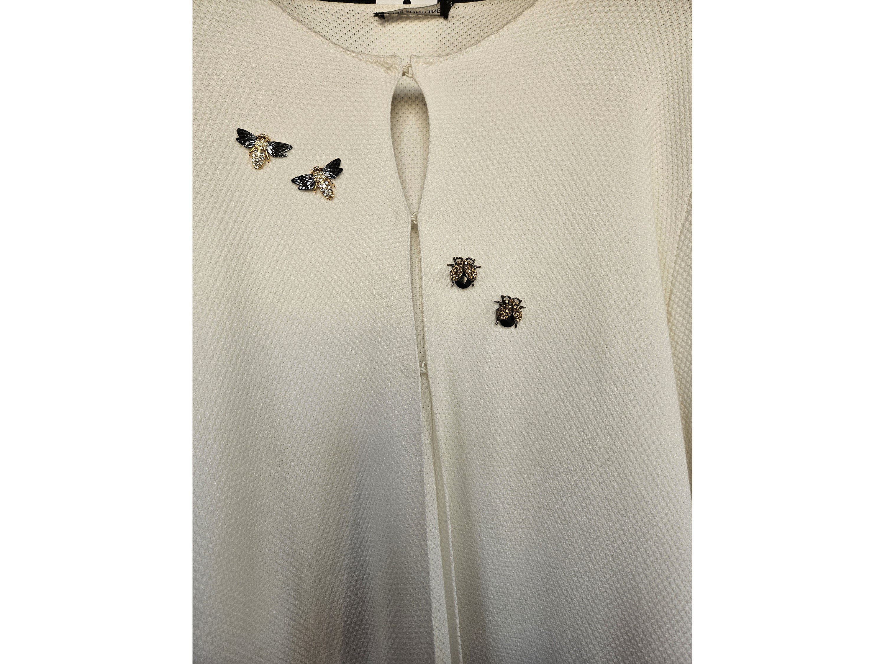 Anne Fontaine, Cardigan Shada in viscosa bianca