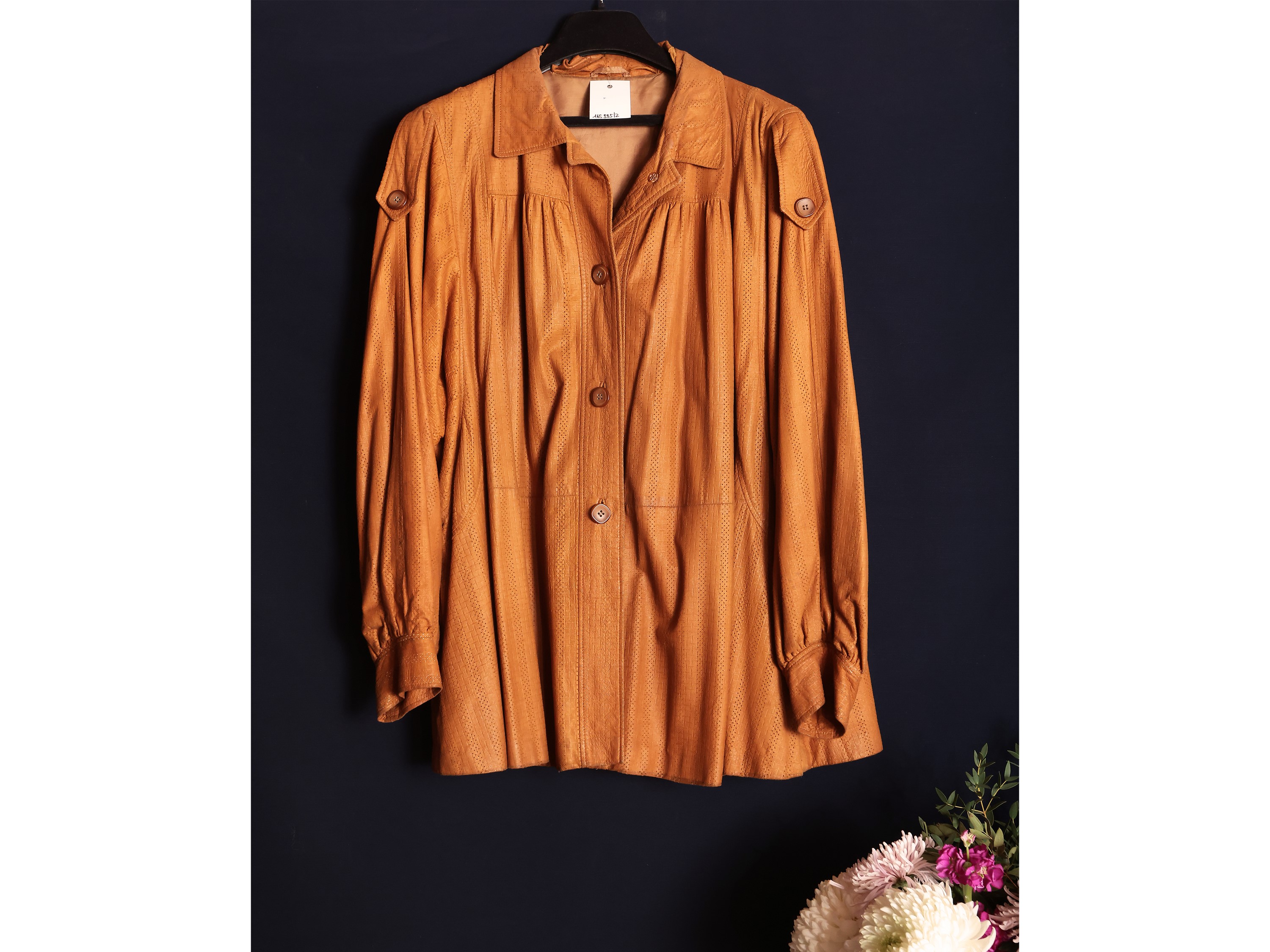 Escada, Trench impermeabile blu