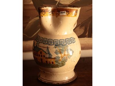 Grande Brocca in Maiolica Popolare