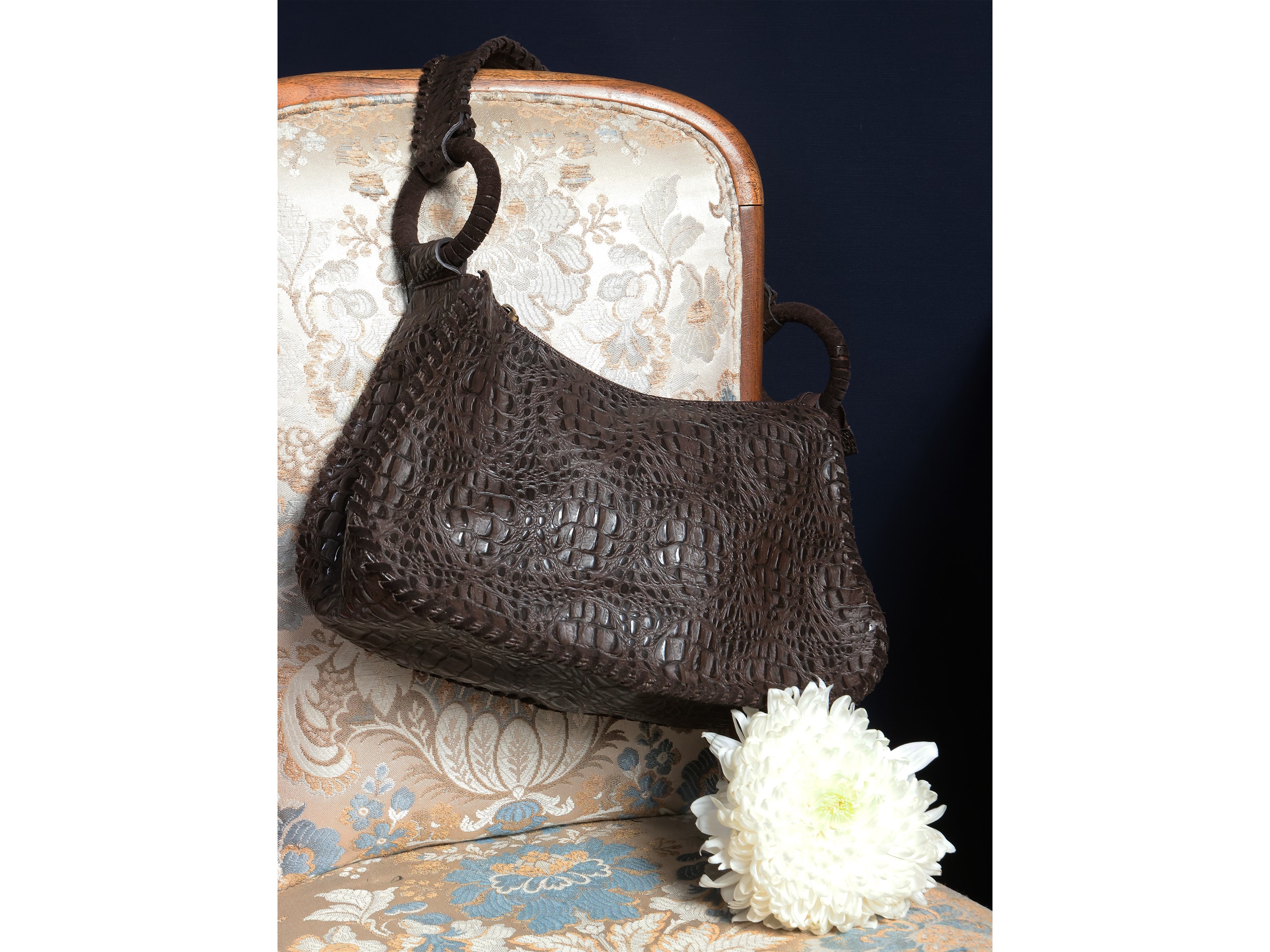 Lotto di borse in pelle stampa cocco