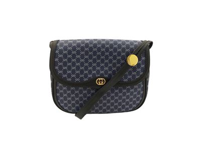 Gucci, Borsa a Tracolla in Tela Monogram Blu