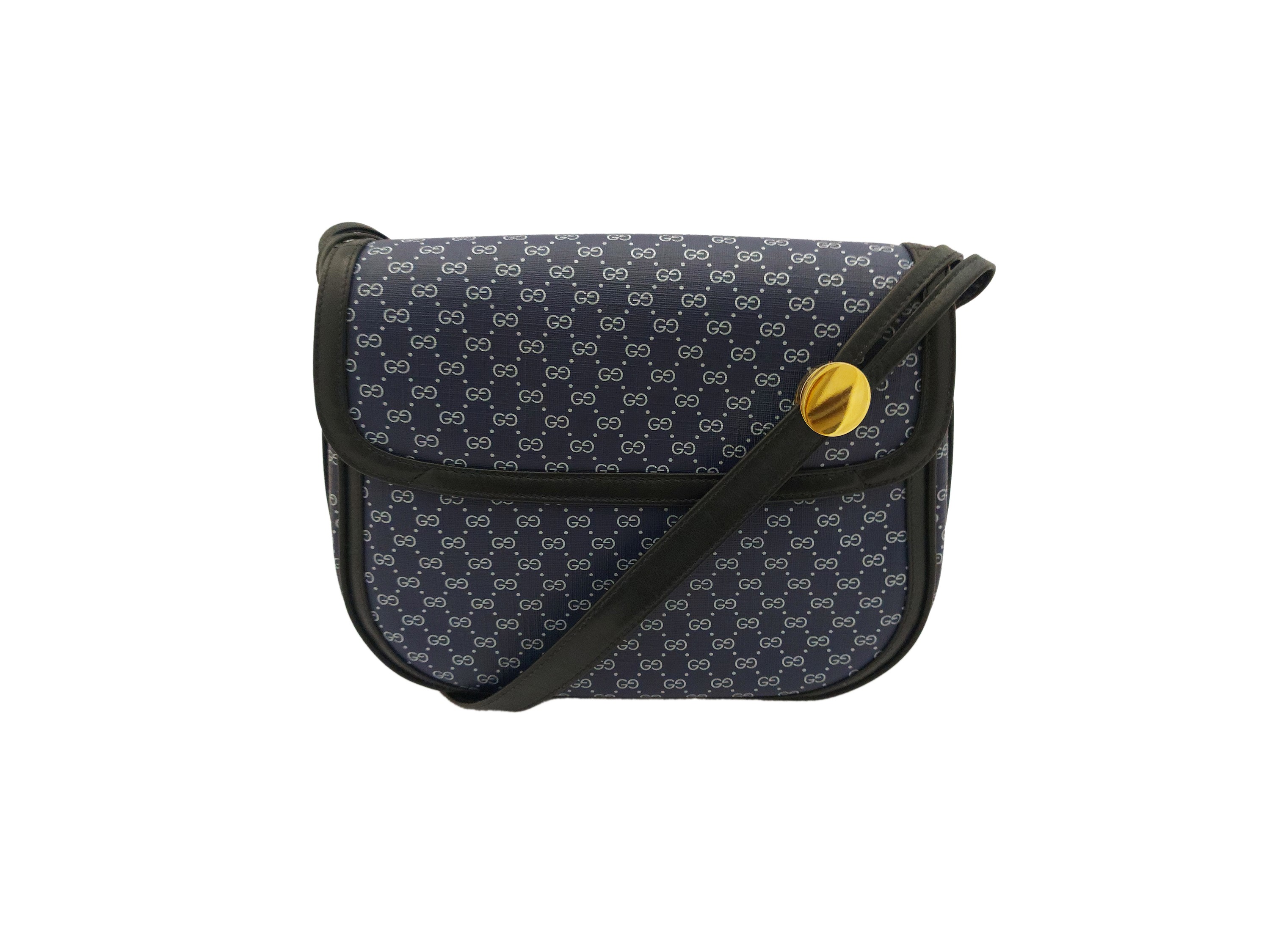 Gucci, Borsa a Tracolla in Tela Monogram Blu
