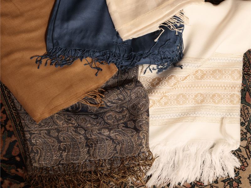 Lotto di cinque pashmine