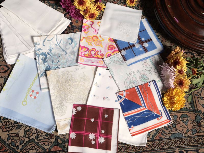 Lotto di fazzoletti in cotone