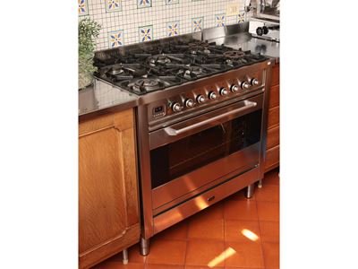Cucina a Gas in Acciaio Inossidabile, Ilve