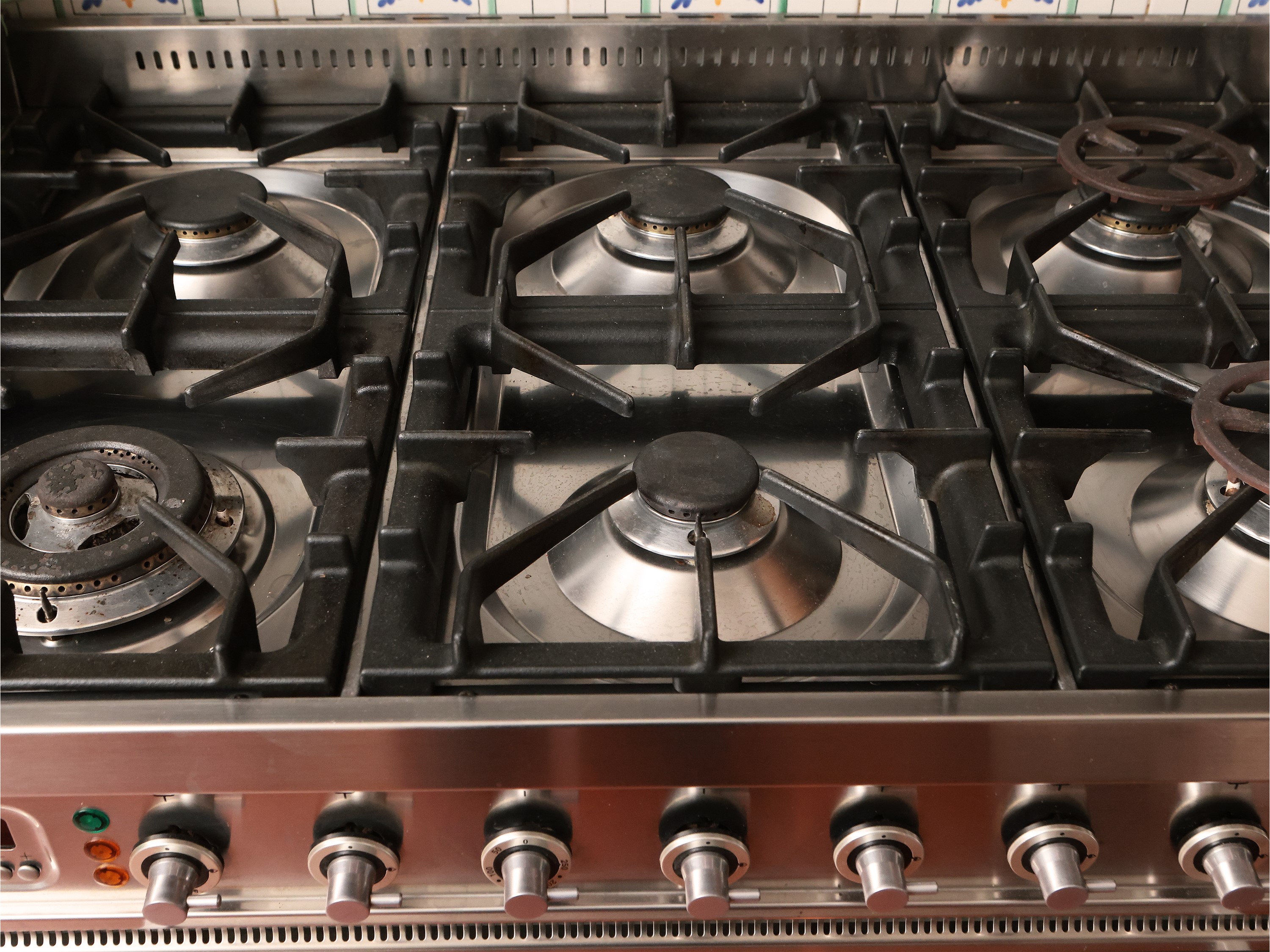 Cucina a Gas in Acciaio Inossidabile, Ilve