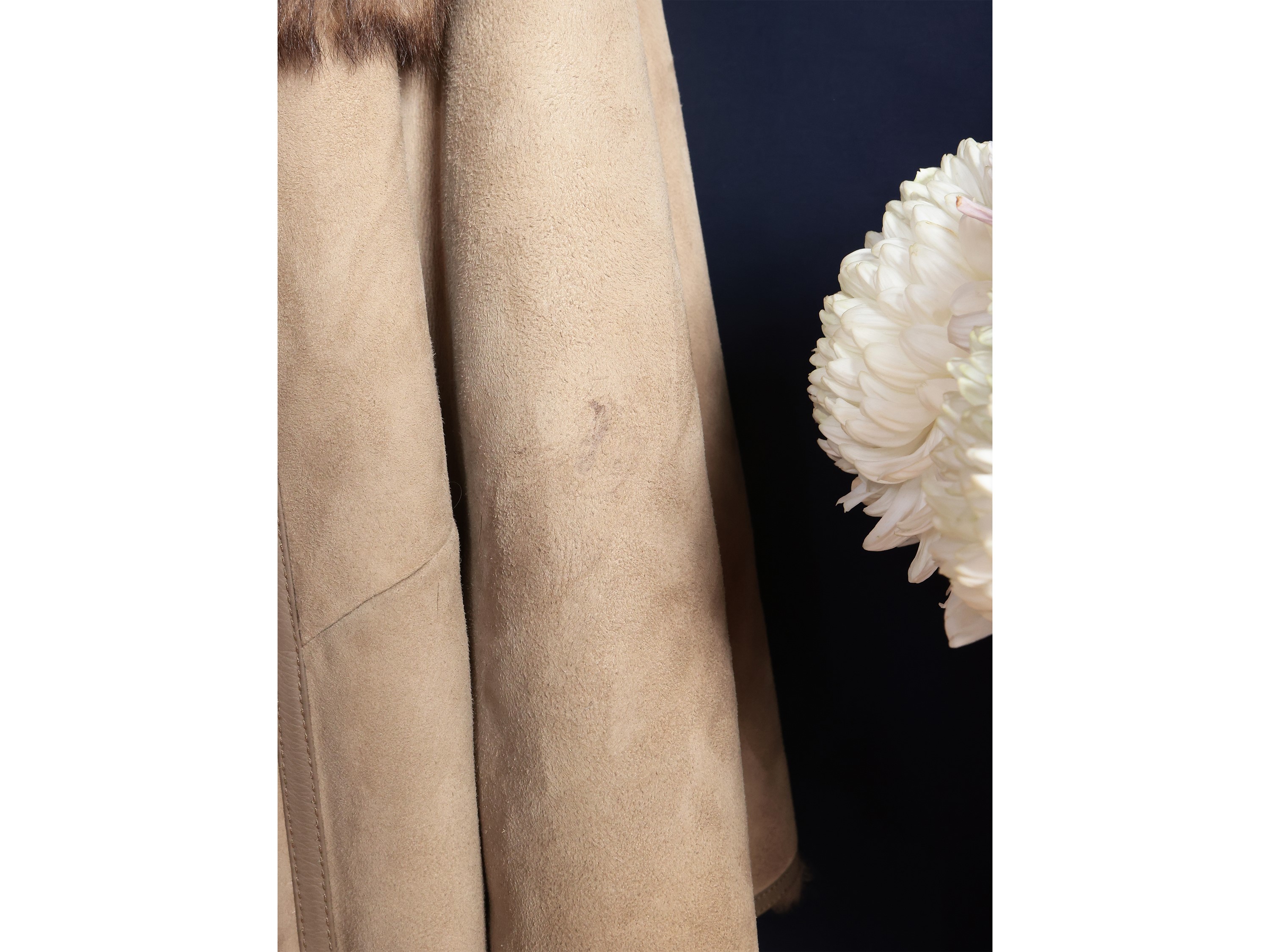 Mantella in shearling color tabacco