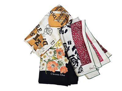 Dior, Tre Foulard in Seta