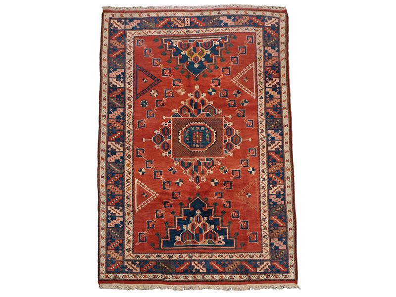 Tappeto caucasico Kars di vecchia manifattura