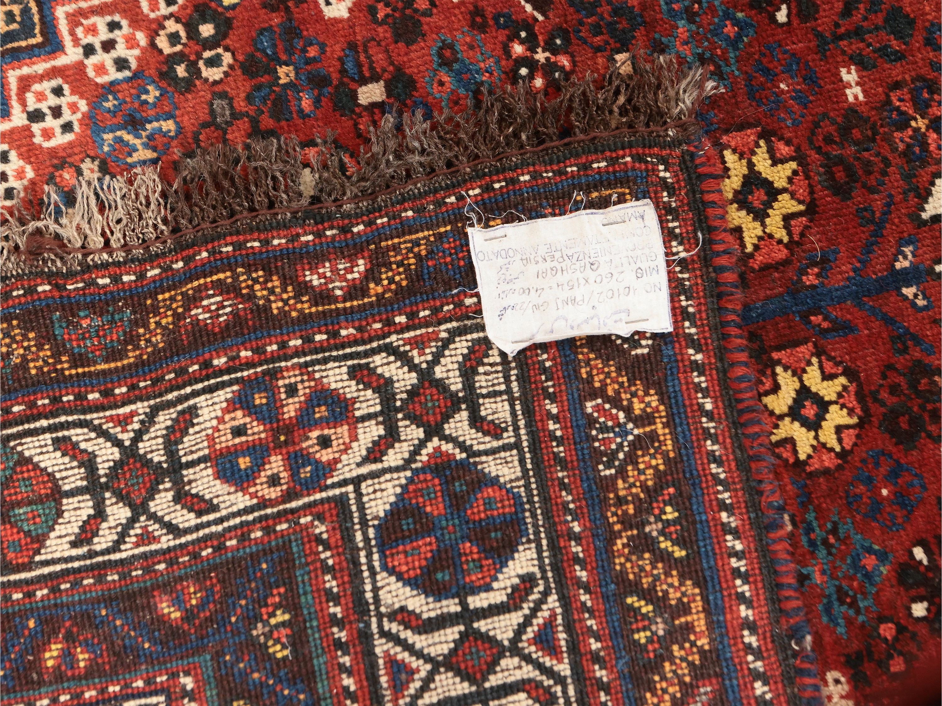 Tappeto Qashqai di vecchia manifattura