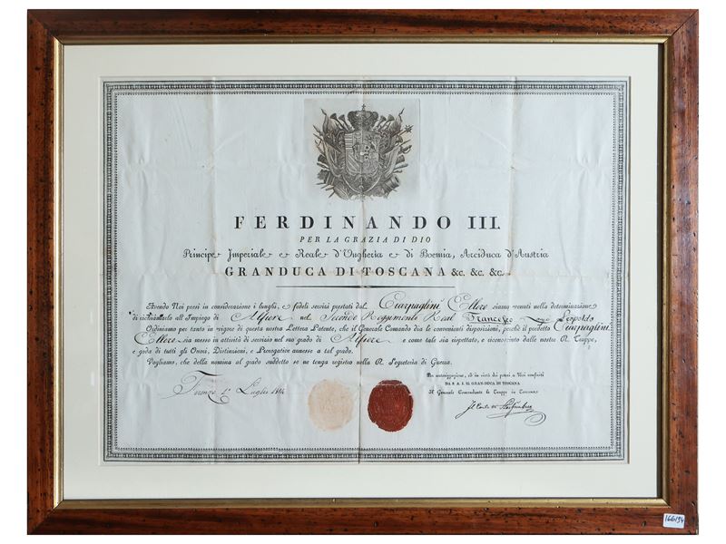 Ferdinando III [...] Granduca di Toscana