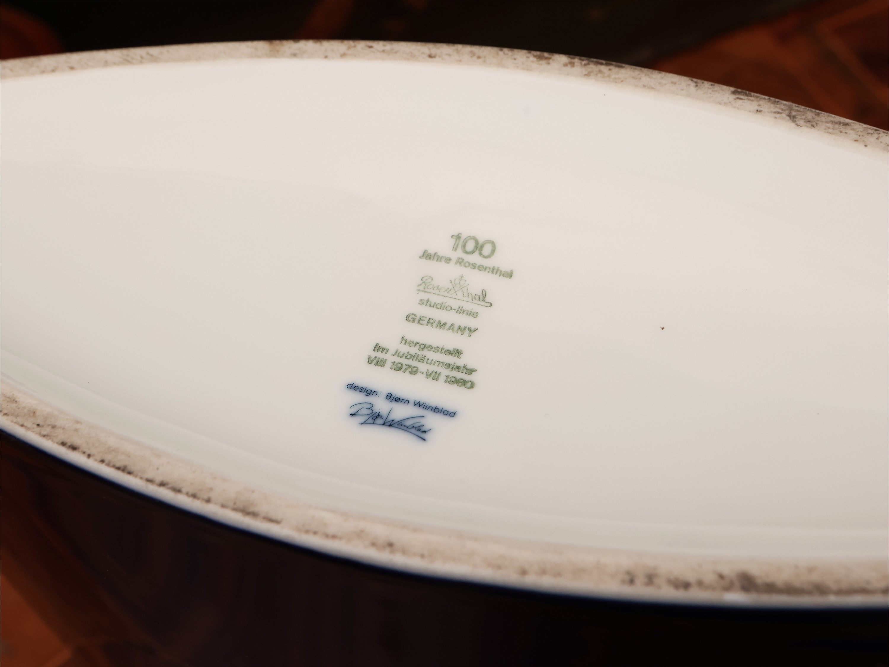 Grande Vaso in Porcellana, Bjorn Wiinblad per Rosenthal