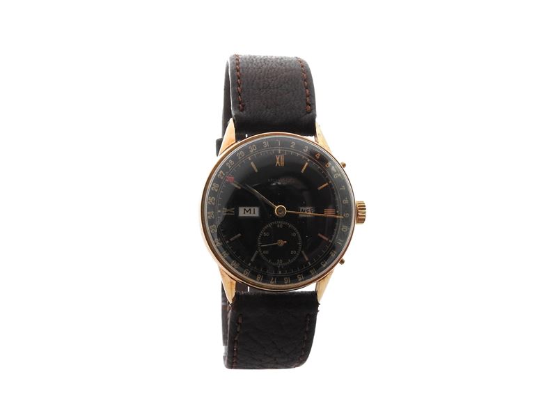 Orologio da Polso per Uomo Movado Calendario in Oro Giallo