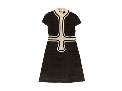 Abito Sartoriale Pied De Poule Marrone