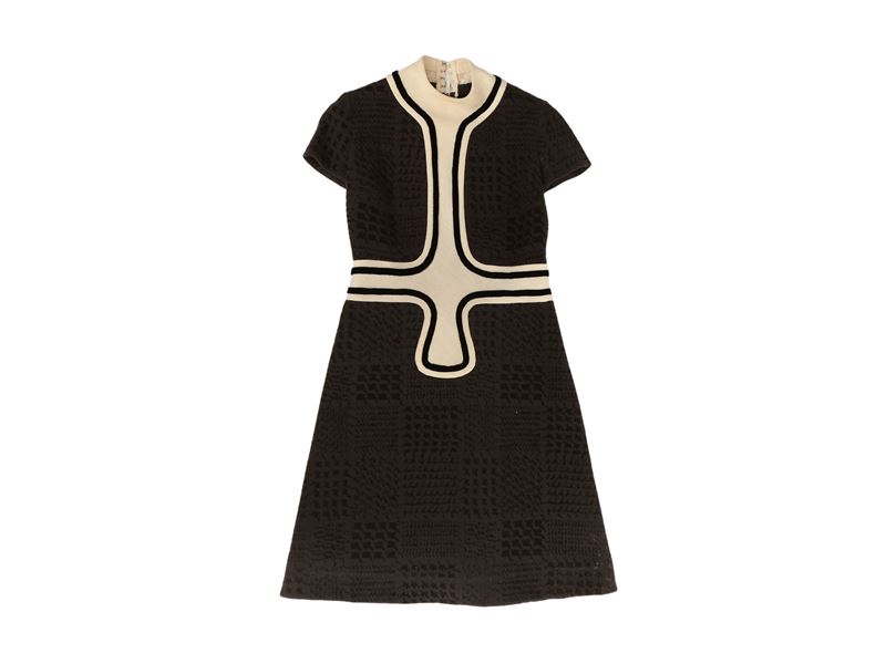 Abito Sartoriale Pied De Poule Marrone