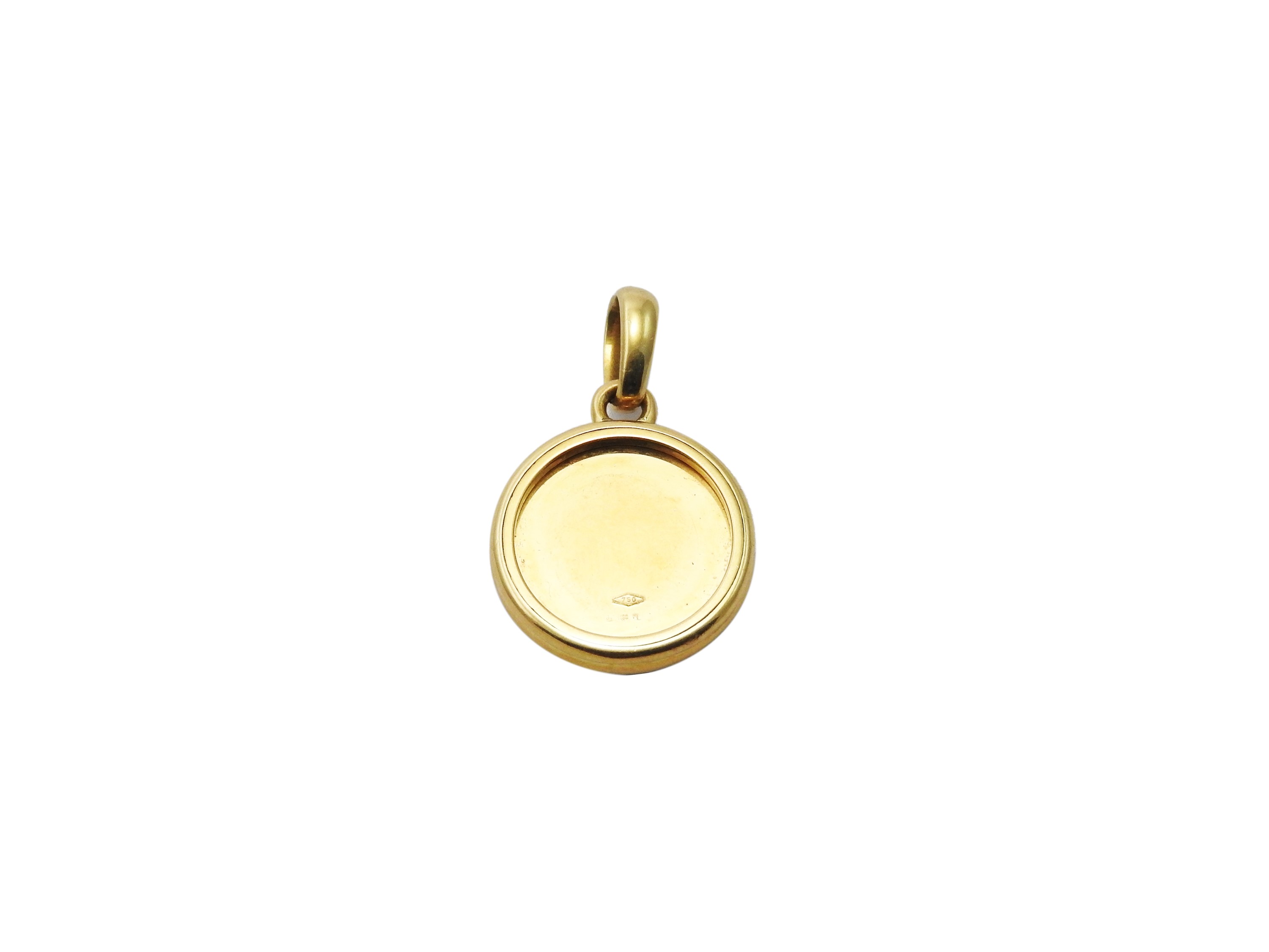 Pendente in Oro Giallo con Micromosaico