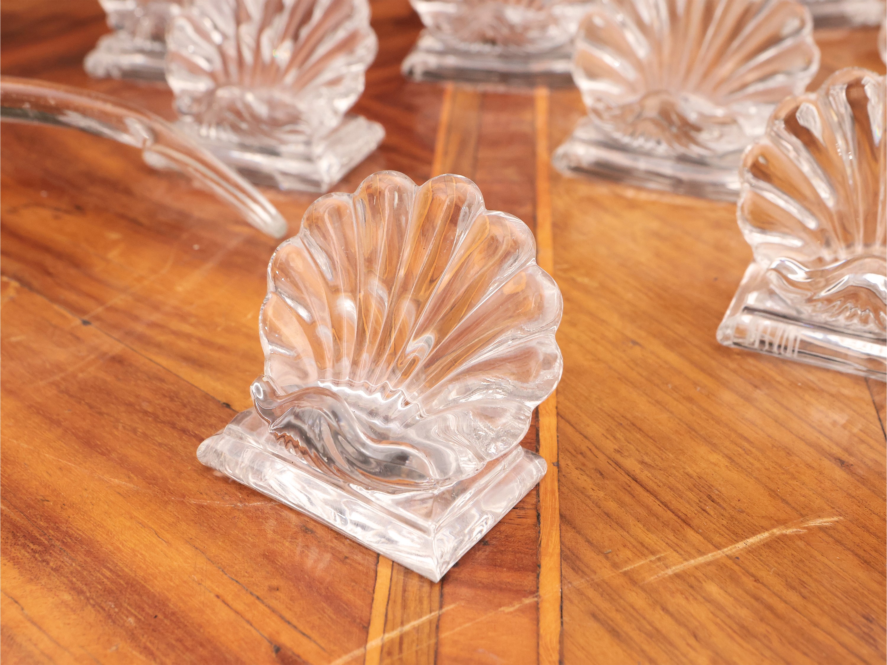 Serie di Dodici Segnaposto in Cristallo, Baccarat