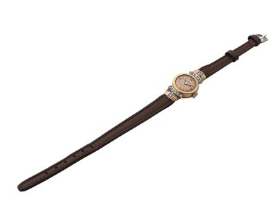 Orologio da Polso per Donna Decò Marvin in Oro Giallo e Platino con Diamanti